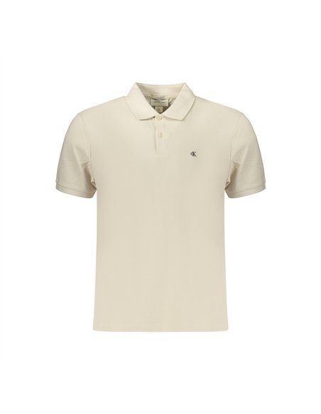 CK Polo clásico de piqué de algodón Beige