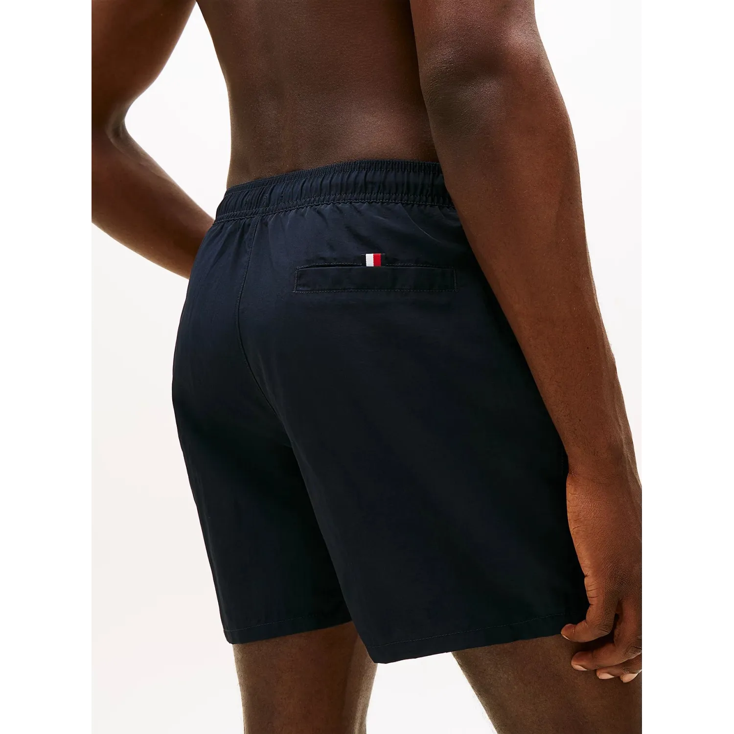 TH Bañador Original de largo medio con logo NAVY