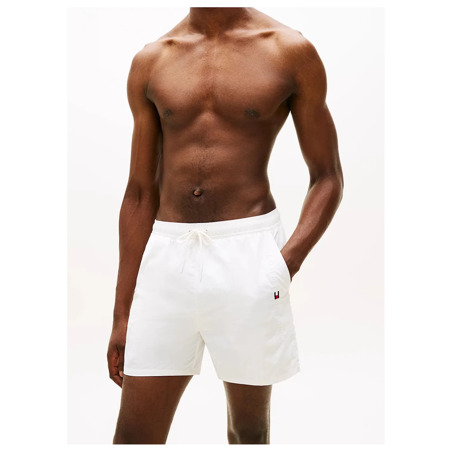 TH Bañador Original de largo medio con logo WHT