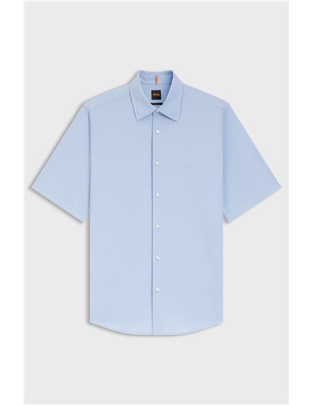 BOSS CAMISA RASH REGULAR FIT AZUL