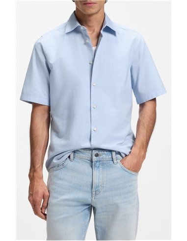 BOSS CAMISA RASH REGULAR FIT AZUL