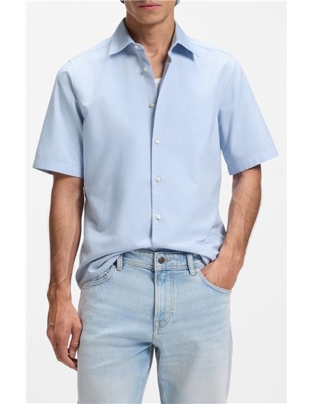 BOSS CAMISA RASH REGULAR FIT AZUL