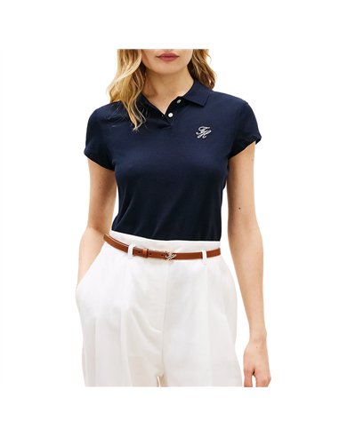 TH SCRIPT SLIM SS POLO NAVY