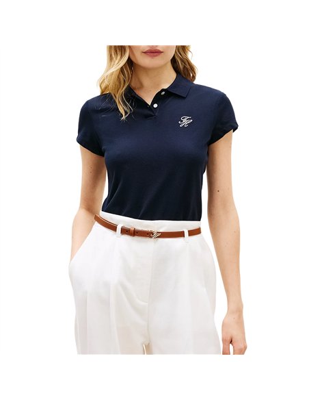 TH SCRIPT SLIM SS POLO NAVY