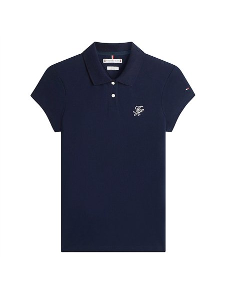 TH SCRIPT SLIM SS POLO NAVY
