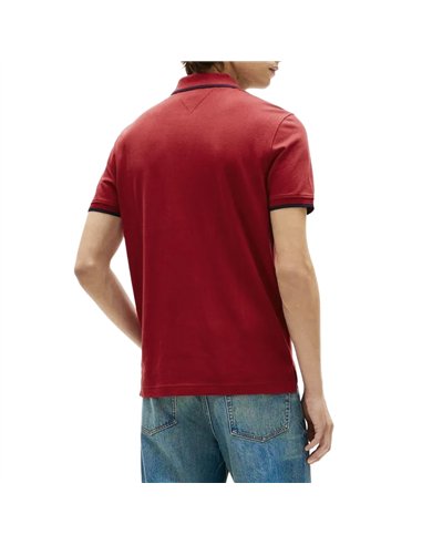 TH PIQUE UNDERCOLLAR RED