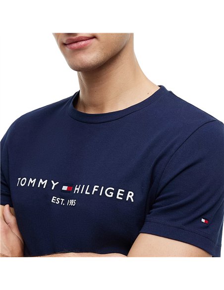 TH SLIM LOGO TEE NAVY
