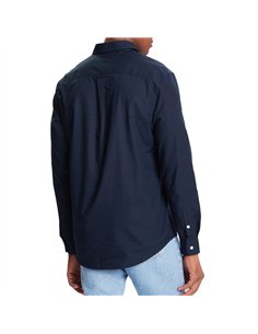 TOMMY REG POPLIN CAMISA NAVY 2