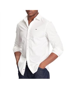 TOMMY REG POPLIN CAMISA WHT
