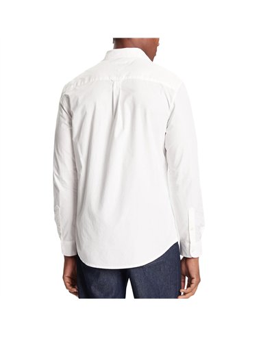 TOMMY REG POPLIN CAMISA WHT