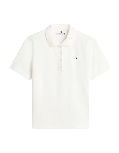 TH  MUEJR 1985 REG PIQUE POLO WHT