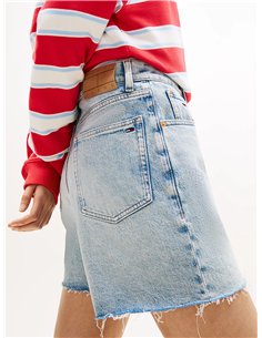TOMMY Shorts vaqueros Mom rectos desteñidos 2