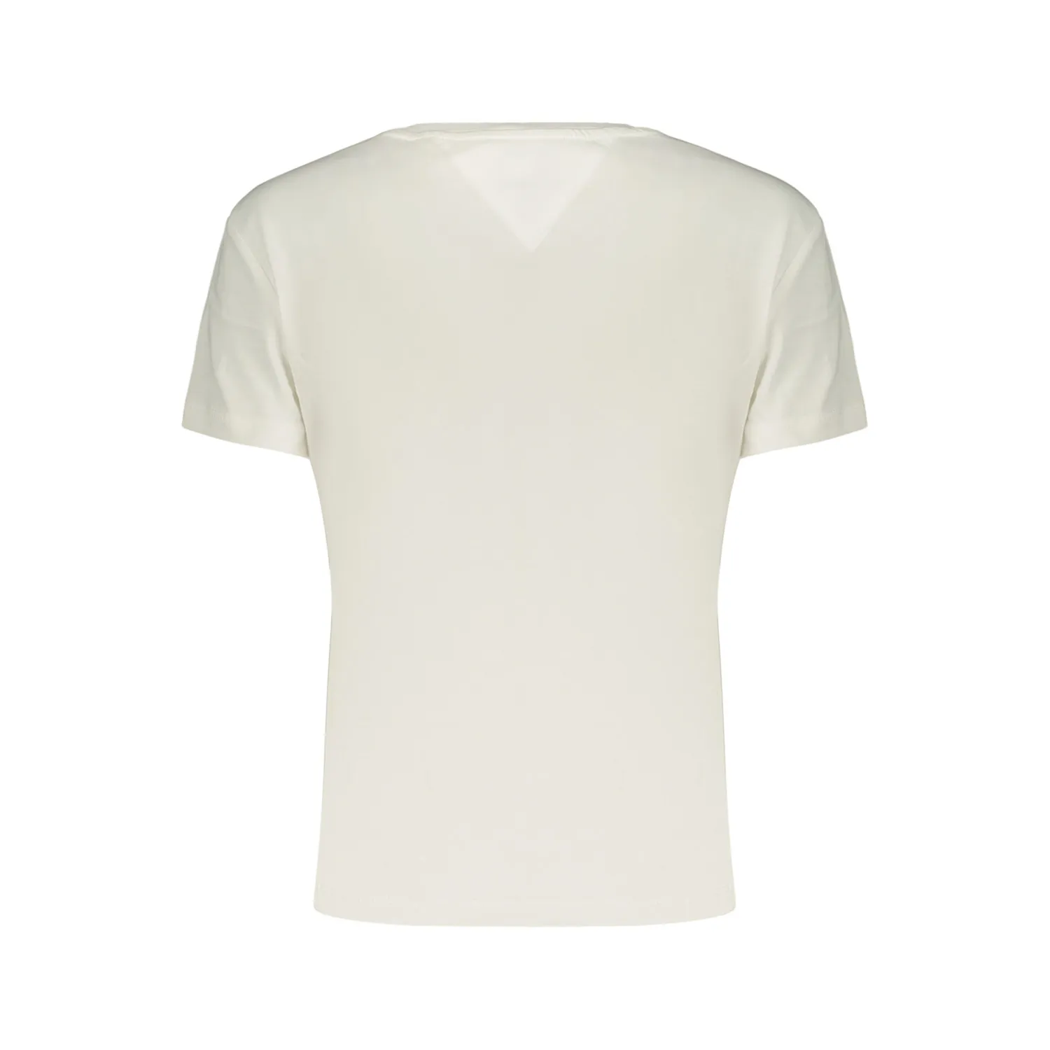 TH Camiseta slim de cuello redondo con logo bordado WHT