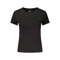 TH Camiseta slim de cuello redondo con logo bordado WHT