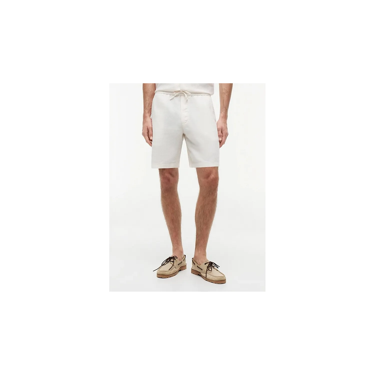 TH Pantalón corto chino Dover de mezcla de lino con corte regular
