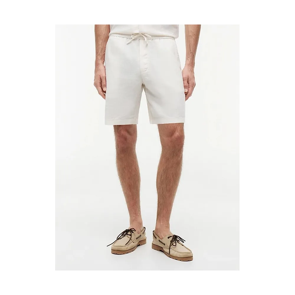 TH Pantalón corto chino Dover de mezcla de lino con corte regular