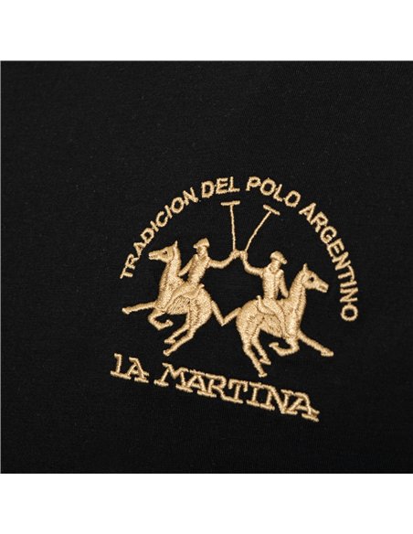 LA MARTINA T-SHIRT BLK
