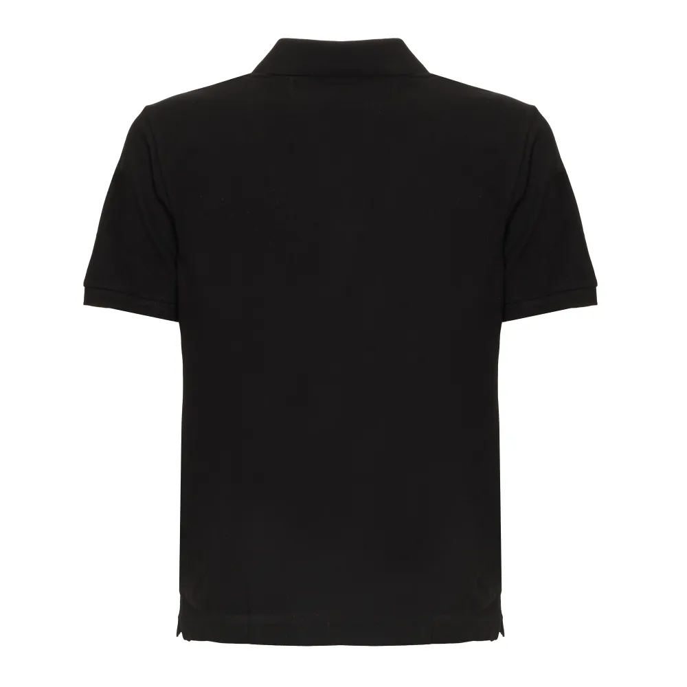 LA MARTINA POLO SS 30/1 COTTON PIQUE BLK