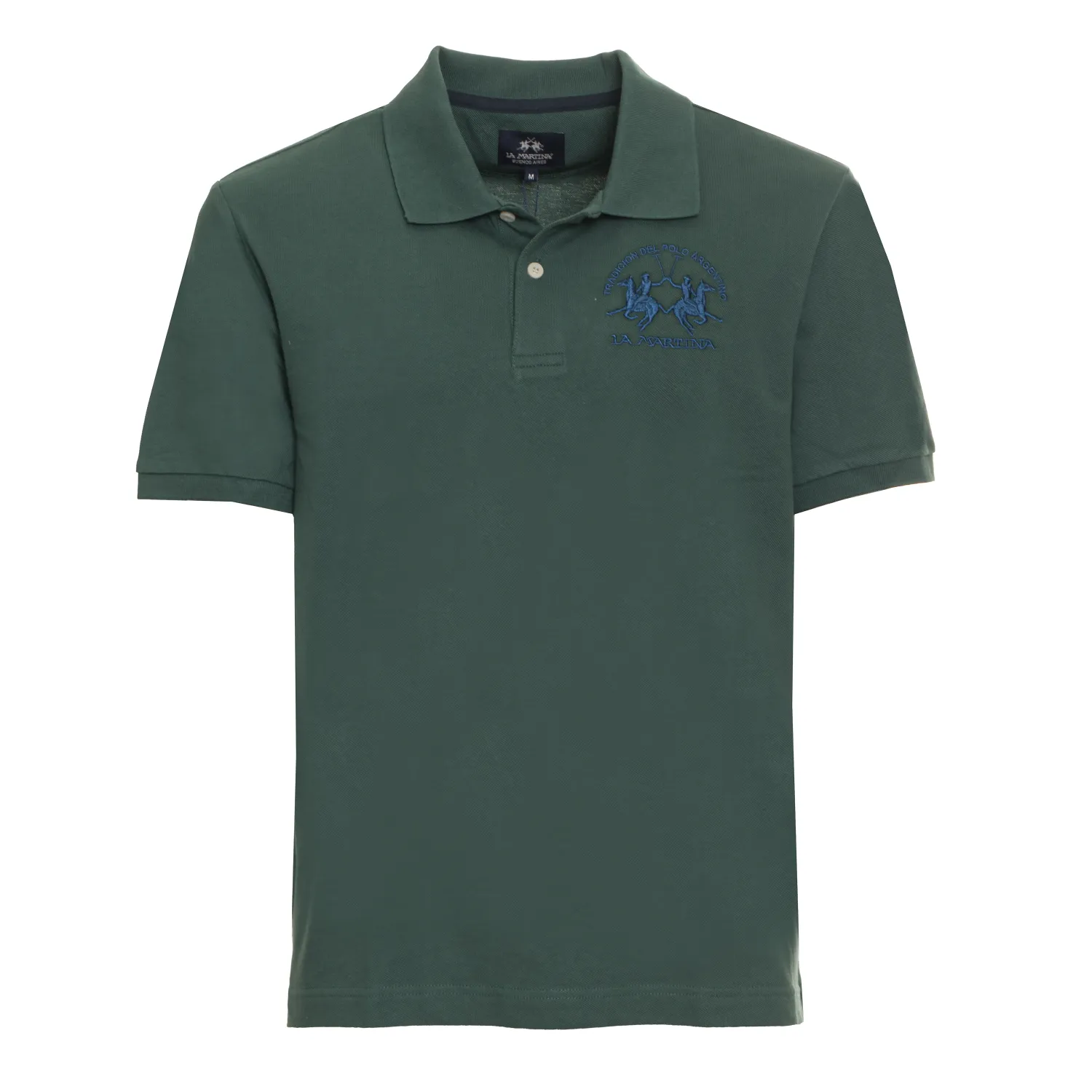 LA MARTINA POLO SS 30/1 COTTON PIQUE PINENNEDLE 