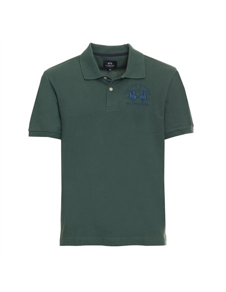 LA MARTINA POLO SS 30/1 COTTON PIQUE PINENNEDLE 