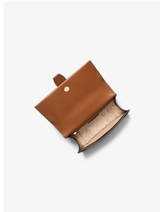 MK GREENWICH SM FLAP XBODY BROWN 2