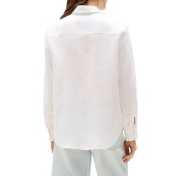 TH Camisa de lino puro de corte amplio  2