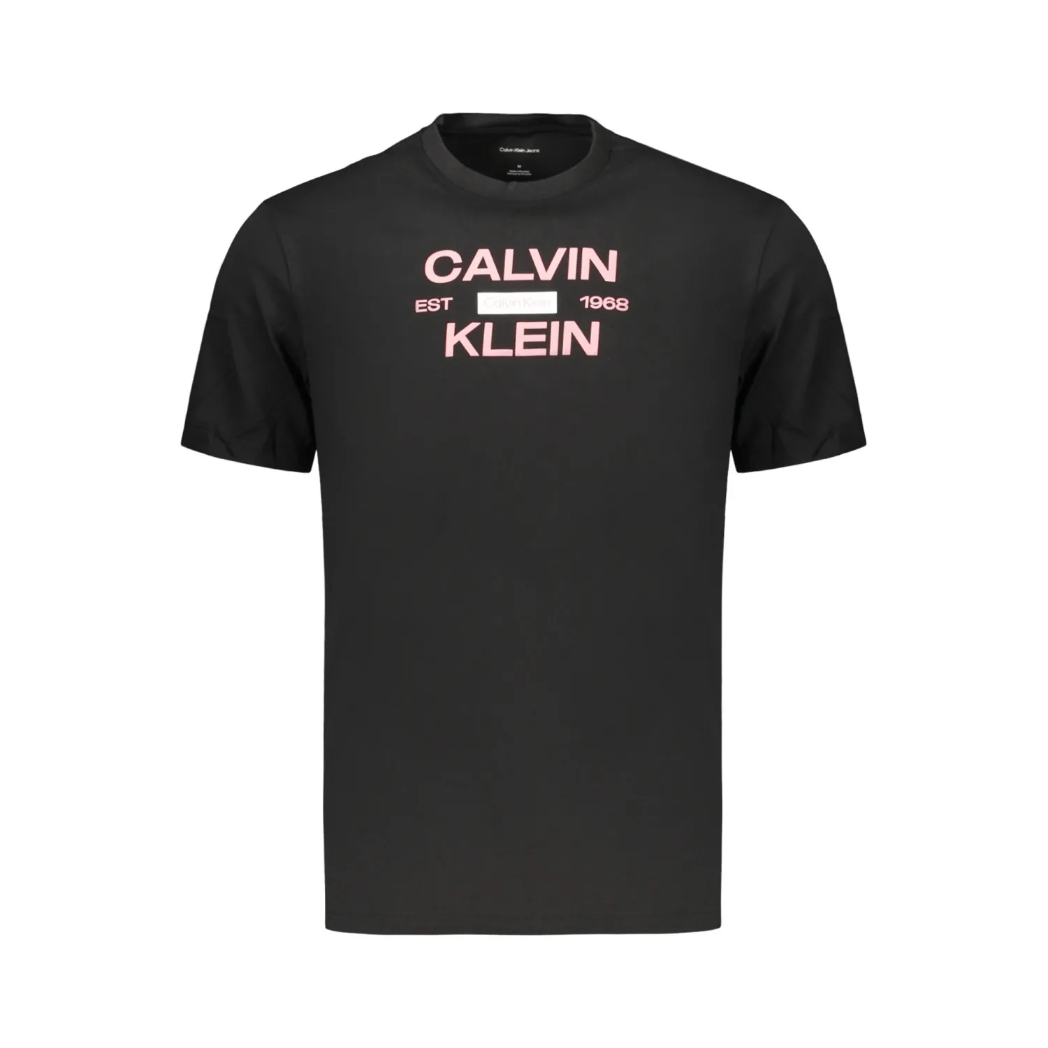 CK T-SHIRT EST1968 LOGO BLK
