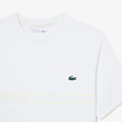 LACOSTE Camiseta deportiva estampada Ultra-Dry WHT 2