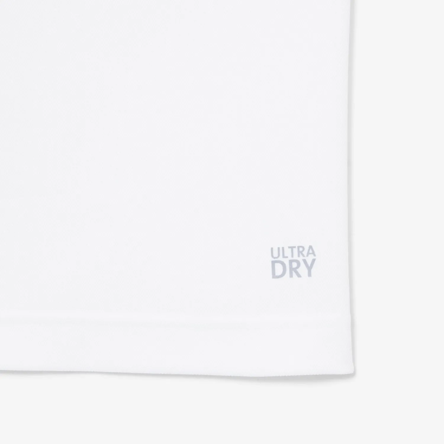 LACOSTE Camiseta deportiva estampada Ultra-Dry WHT