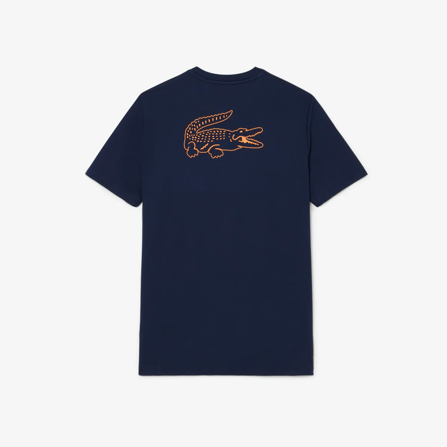 LACOSTE Camiseta deportiva con ribete en contraste Ultra-Dry NAVY