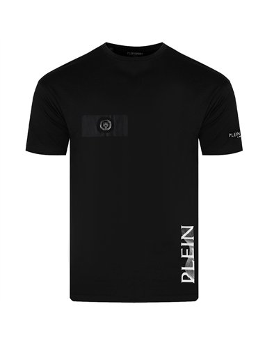 PLEIN SPORT VERTICAL T-SHIRT BLK