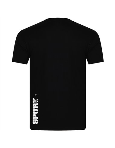 PLEIN SPORT VERTICAL T-SHIRT BLK