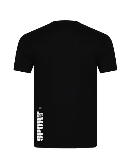 PLEIN SPORT VERTICAL T-SHIRT BLK