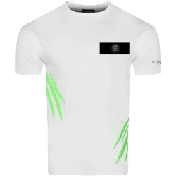 PLEIN SPORT SCRATCH T-SHIRTWHT