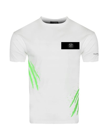 PLEIN SPORT SCRATCH T-SHIRTWHT