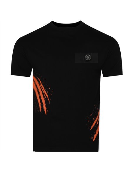 PLEIN SPORT SCRATCH T-SHIRT BLK