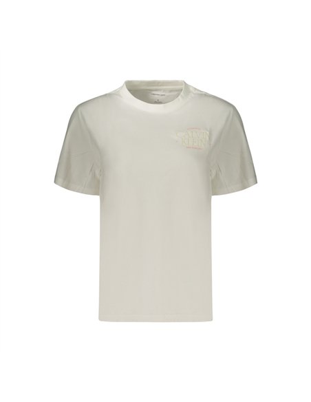 CK SS CLASSIC LEFT CHEST GRAPHIC TEE WHT