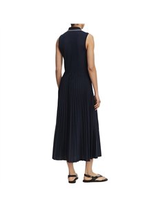 TH Vestido midi plisado sin mangas 1985 2