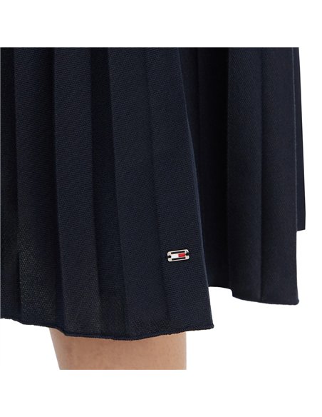 TH Vestido midi plisado sin mangas 1985