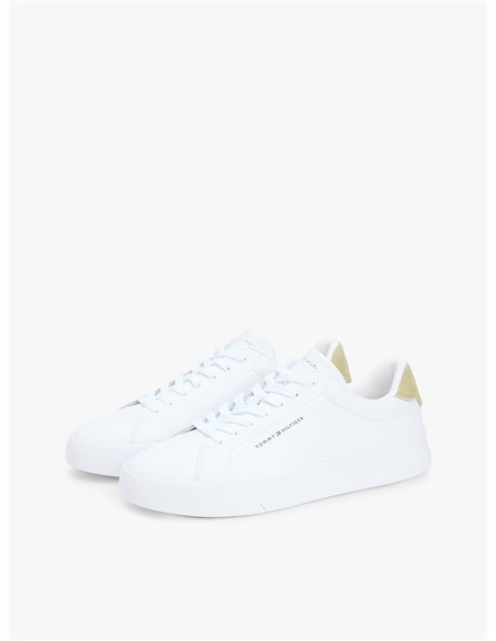 TH Zapatillas de tenis en piel con logo 