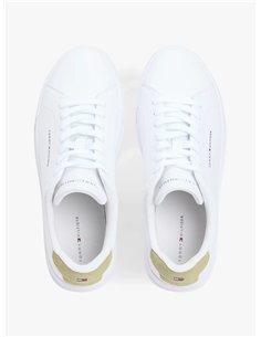 TH Zapatillas de tenis en piel con logo  2