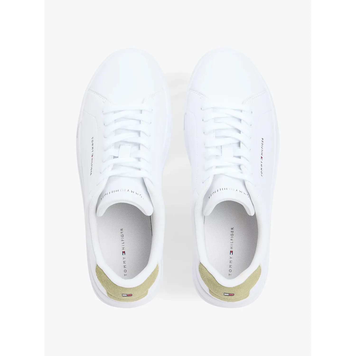 TH Zapatillas de tenis en piel con logo 