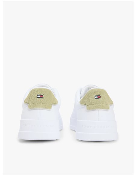 TH Zapatillas de tenis en piel con logo 