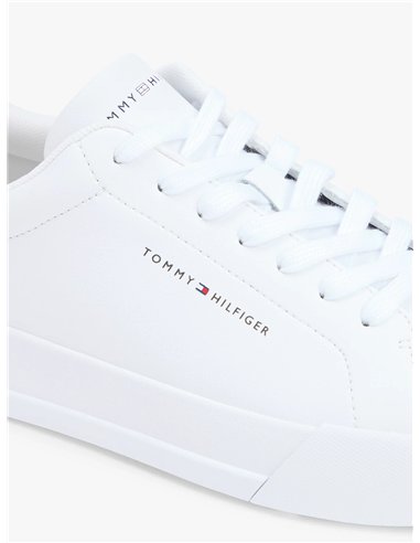 TH Zapatillas de tenis en piel con logo 