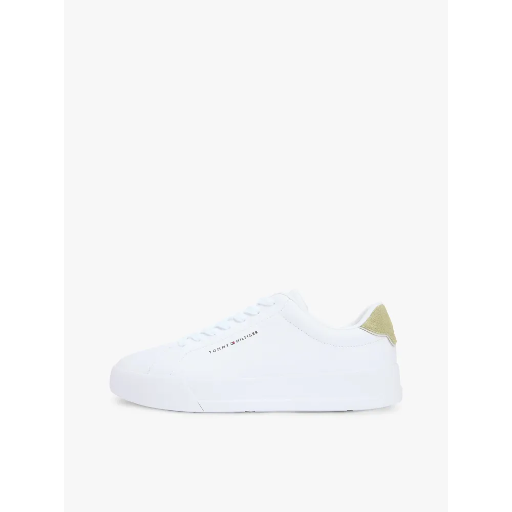 TH Zapatillas de tenis en piel con logo 