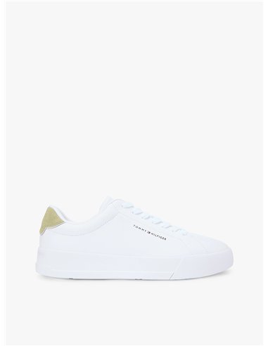 TH Zapatillas de tenis en piel con logo 