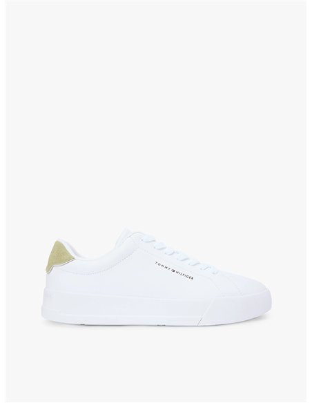 TH Zapatillas de tenis en piel con logo 