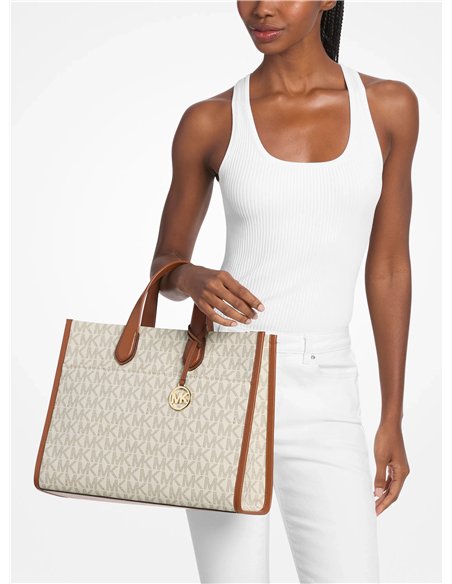 MK GIGI LG TOTE VANILLA