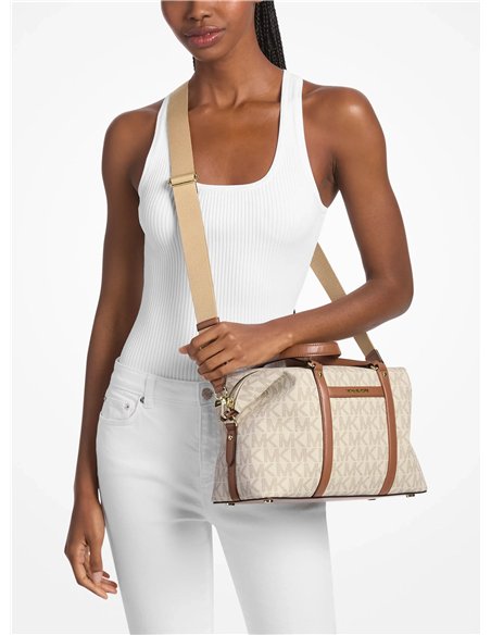 MK BECK MD SATCHEL VANILLA