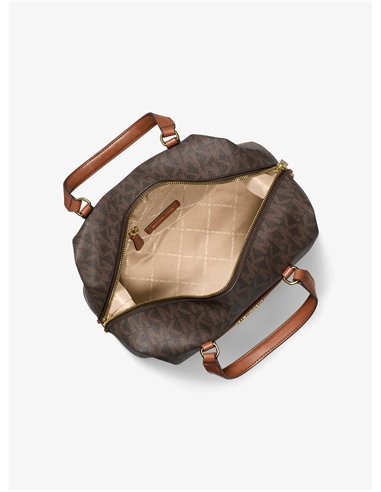 MK BECK MD SATCHEL BROWN